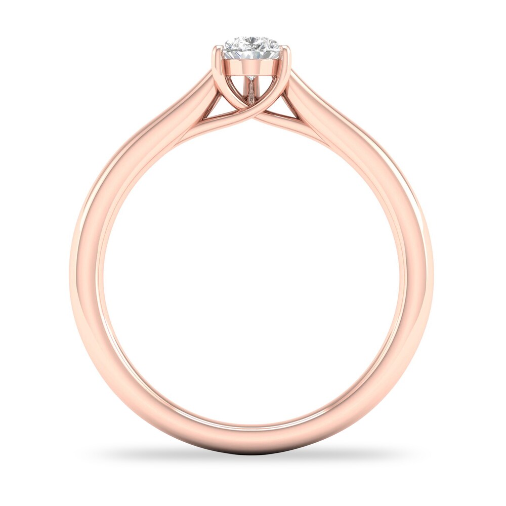 Diamond Solitaire Ring 1/3 ct tw Pear-shaped 14K Rose Gold (SI2/I) Jx9P6bXg