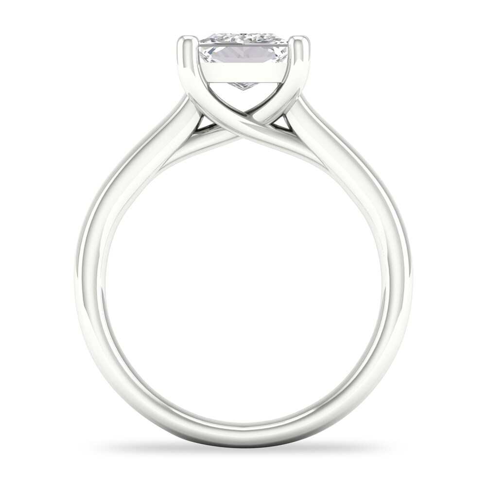 Diamond Solitaire Ring 2 ct tw Princess-cut 14K White Gold (I1/I) KxHDGN2e