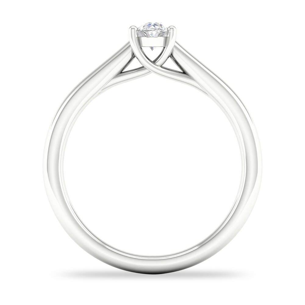 Diamond Solitaire Ring 1/3 ct tw Oval-cut 14K White Gold (SI2/I) L2W35n7H