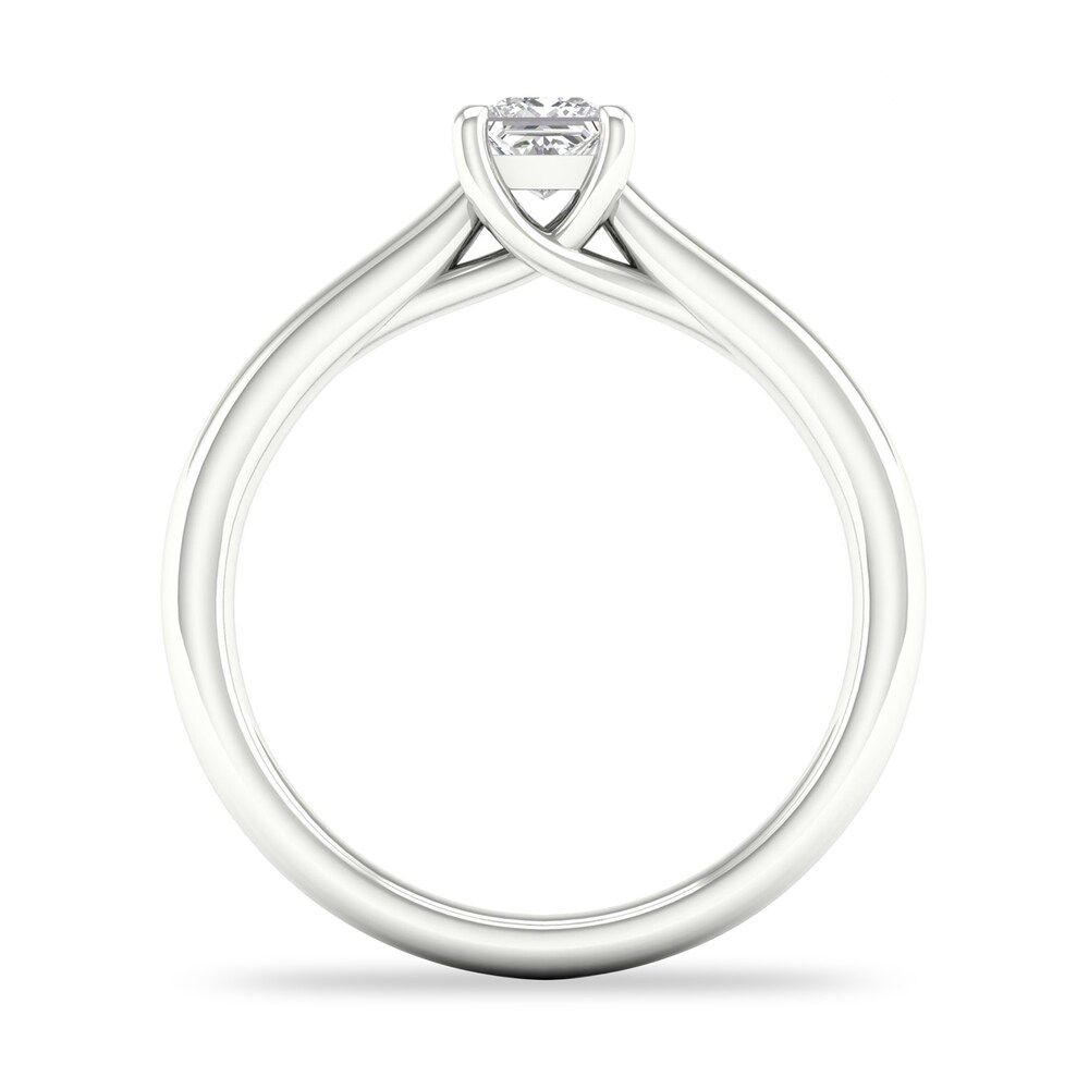 Diamond Solitaire Ring 1/3 ct tw Princess-cut Platinum (SI2/I) MJmjA929