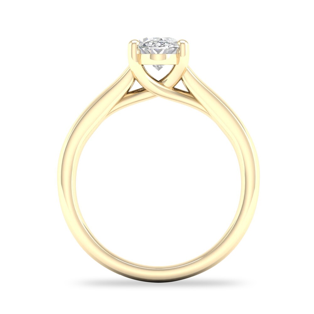 Diamond Solitaire Ring 1 ct tw Oval-cut 14K Yellow Gold (SI2/I) MYM6pW9r