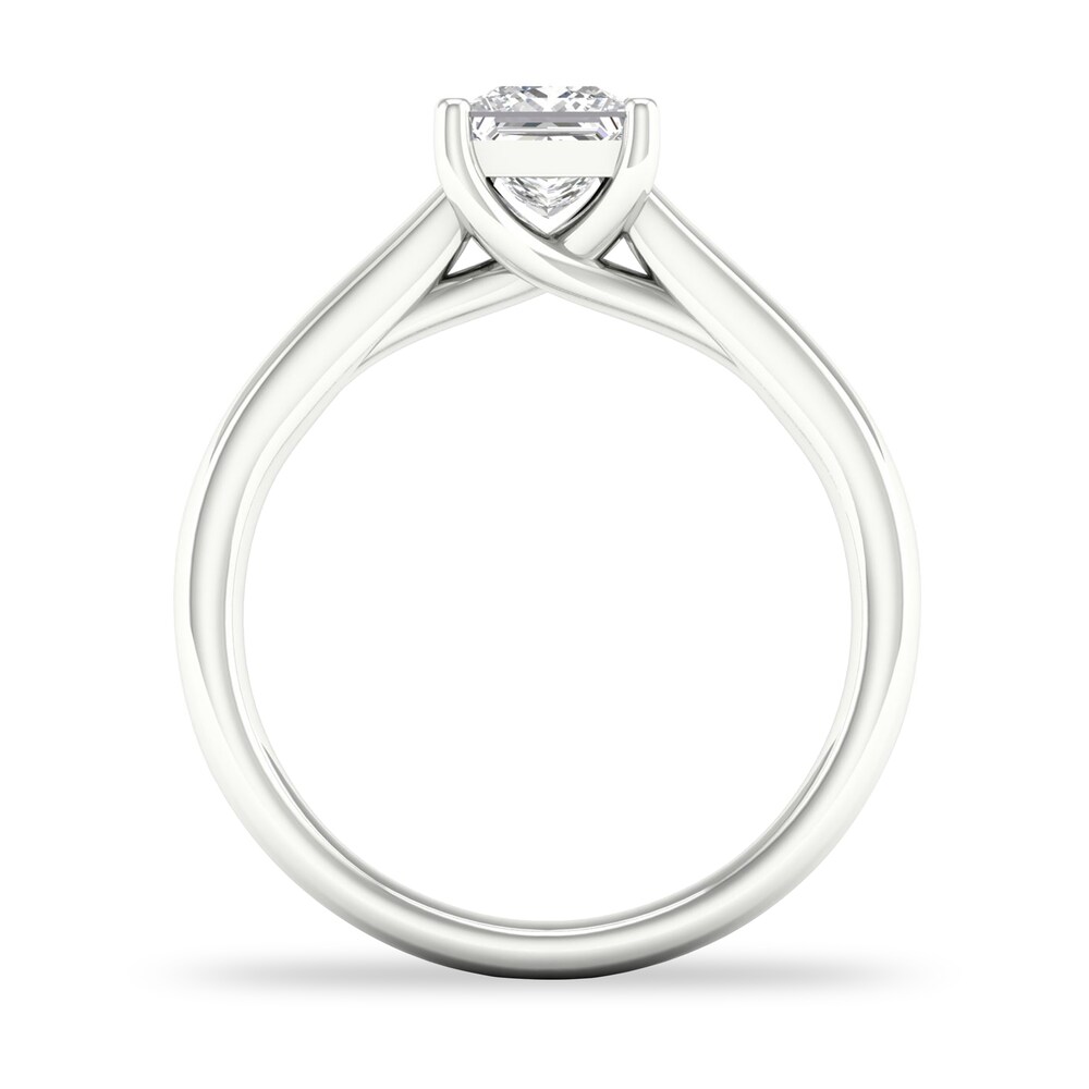 Diamond Solitaire Ring 1 ct tw Princess-cut 14K White Gold (SI2/I) MgX1BoOg