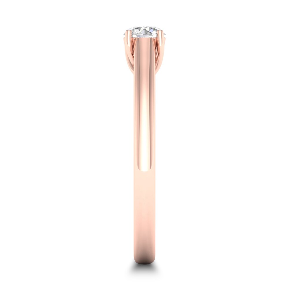 Diamond Solitaire Ring 1/3 ct tw Round-cut 14K Rose Gold (SI2/I) MnhWu2Cf