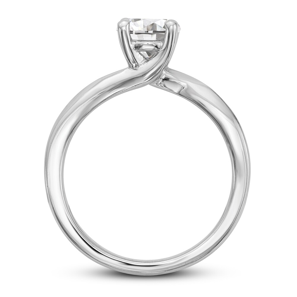 Diamond Solitaire Engagement Ring 1 ct tw Round 14K White Gold (I1/I) MpSHYqua