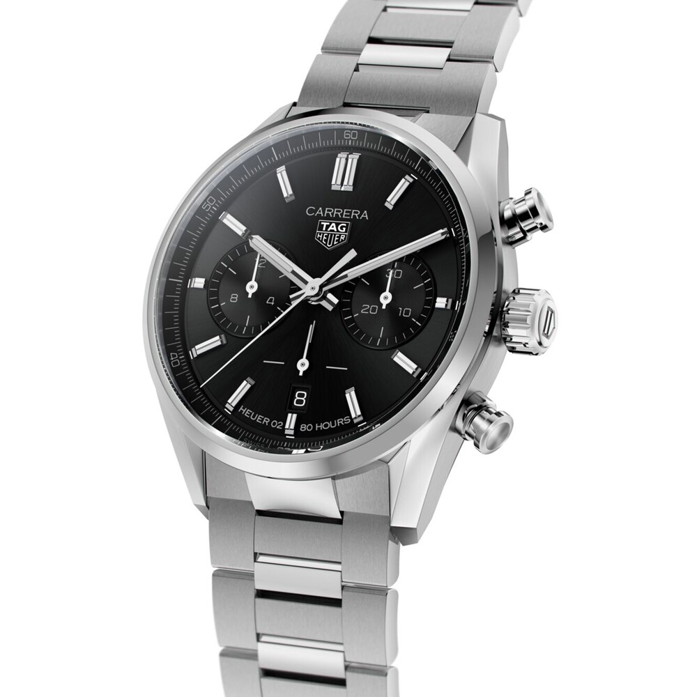 TAG Heuer CARRERA Calibre Heuer 02 Men\'s Chronograph Watch NhkLP0XU