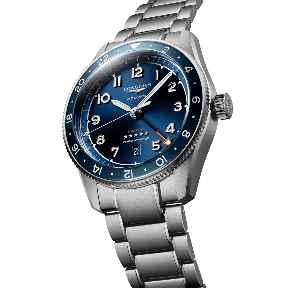 Longines Spirit Zulu Time Men\'s Automatic Watch L38124936 Nto2NGKQ