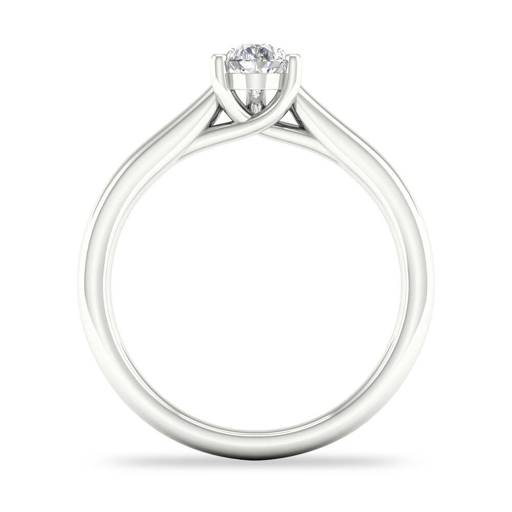 Diamond Solitaire Ring 1/2 ct tw Pear-shaped Platinum (SI2/I) OJJPe0k8