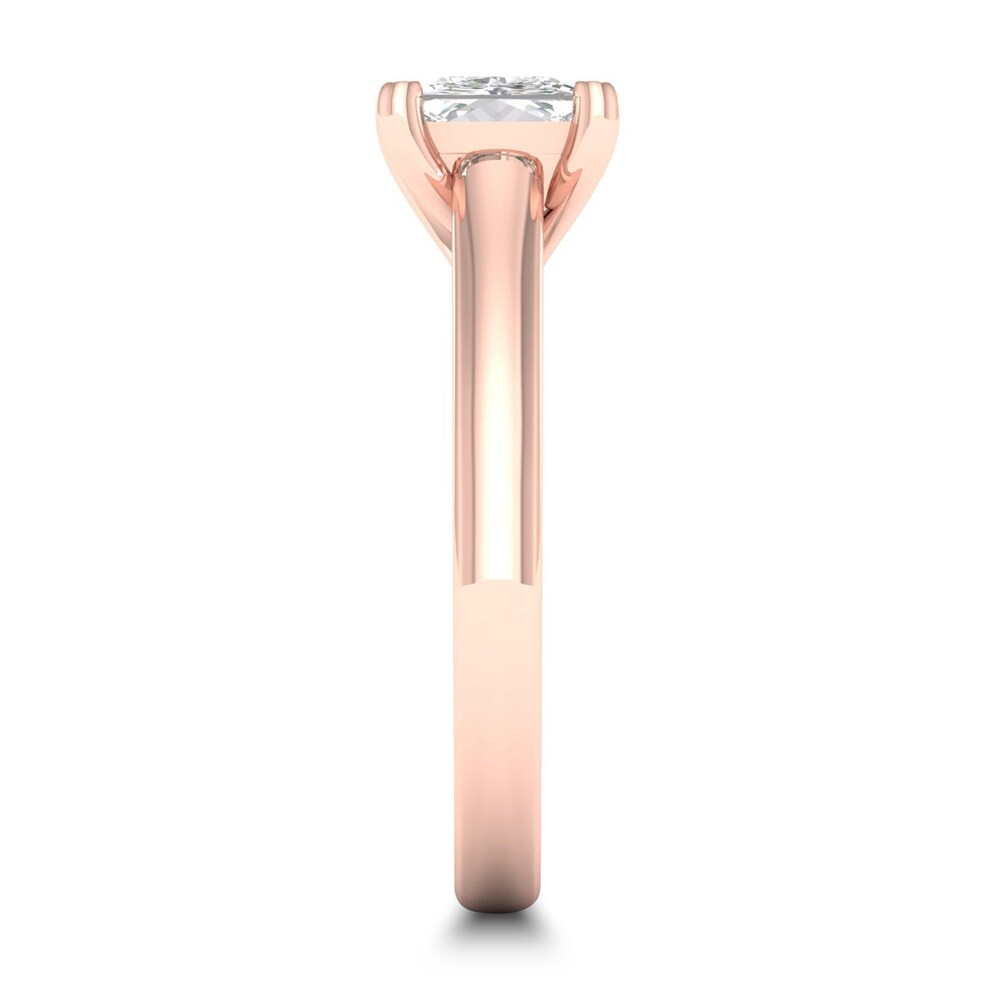 Diamond Solitaire Ring 1-1/4 ct tw Princess-cut 14K Rose Gold (I2/I) OOMGX6tq