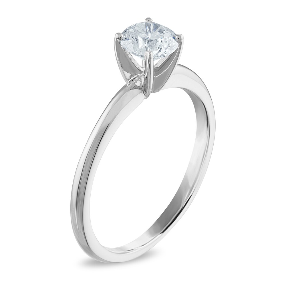 Diamond Solitaire Ring 3/4 ct tw Round 14K White Gold (I2/I) OYqOM5On