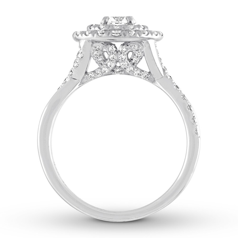 Diamond Engagement Ring 1 carat tw 14K White Gold OidoMebV