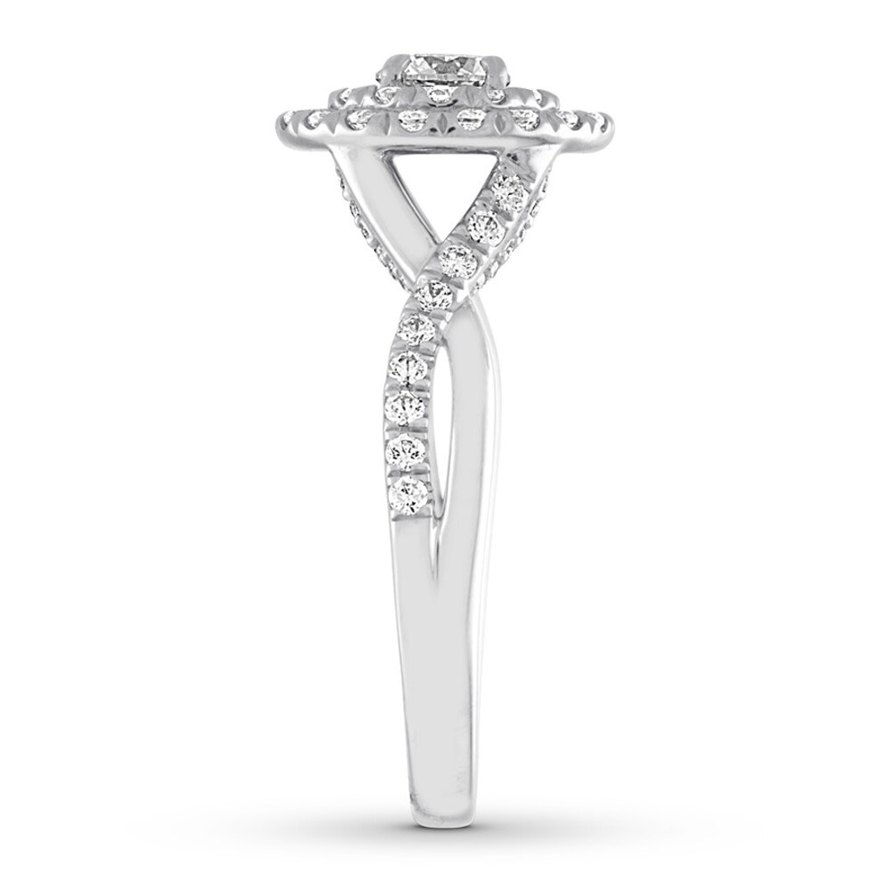 Diamond Engagement Ring 1 carat tw 14K White Gold OidoMebV