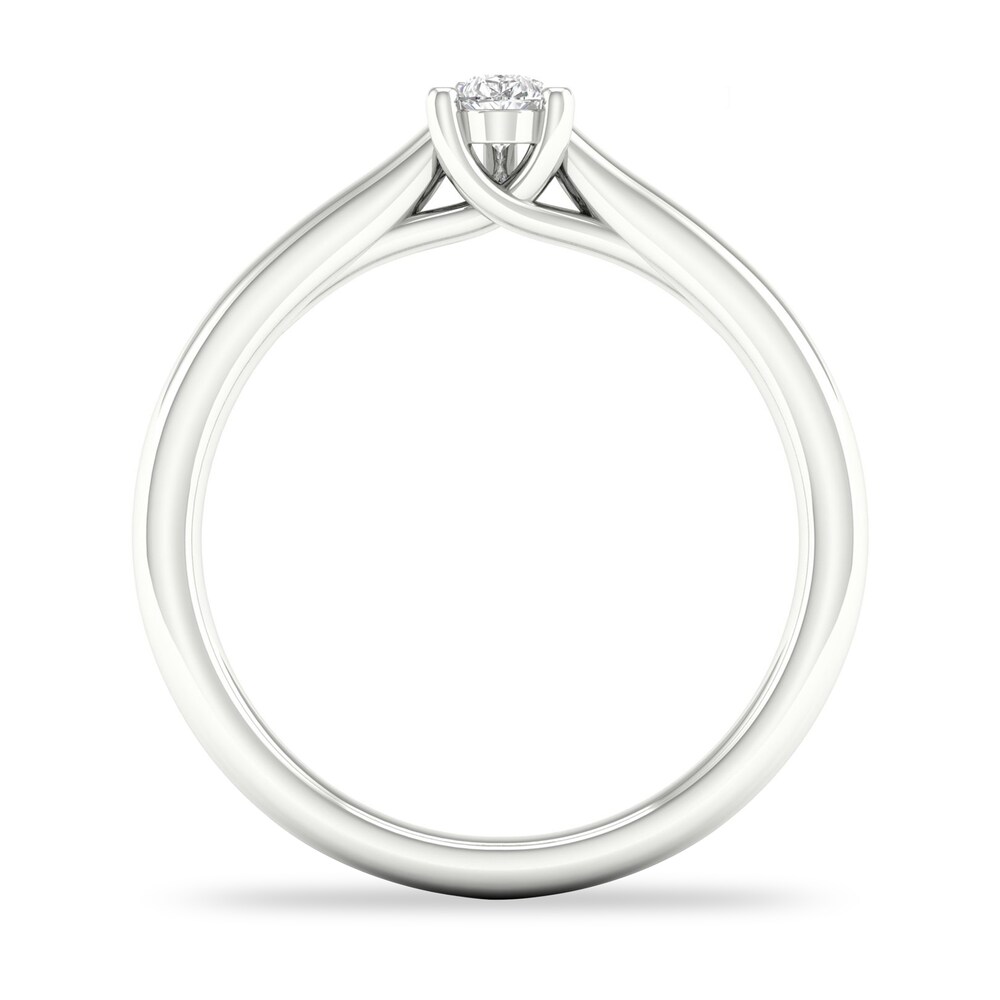 Diamond Solitaire Ring 1/4 ct tw Pear-shaped Platinum (SI2/I) OxINz7fJ