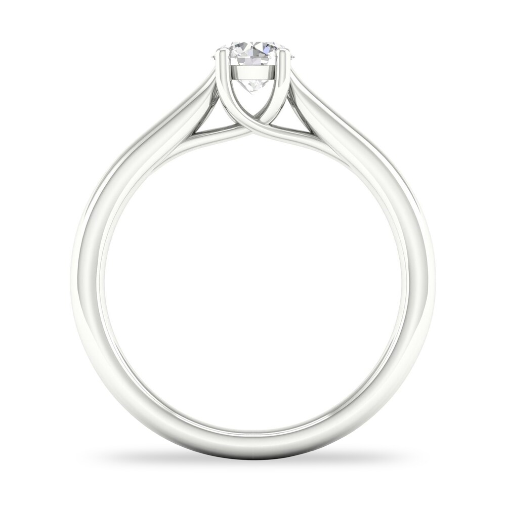 Diamond Solitaire Ring 1/2 ct tw Round-cut 14K White Gold (SI2/I) RLvBDp2j