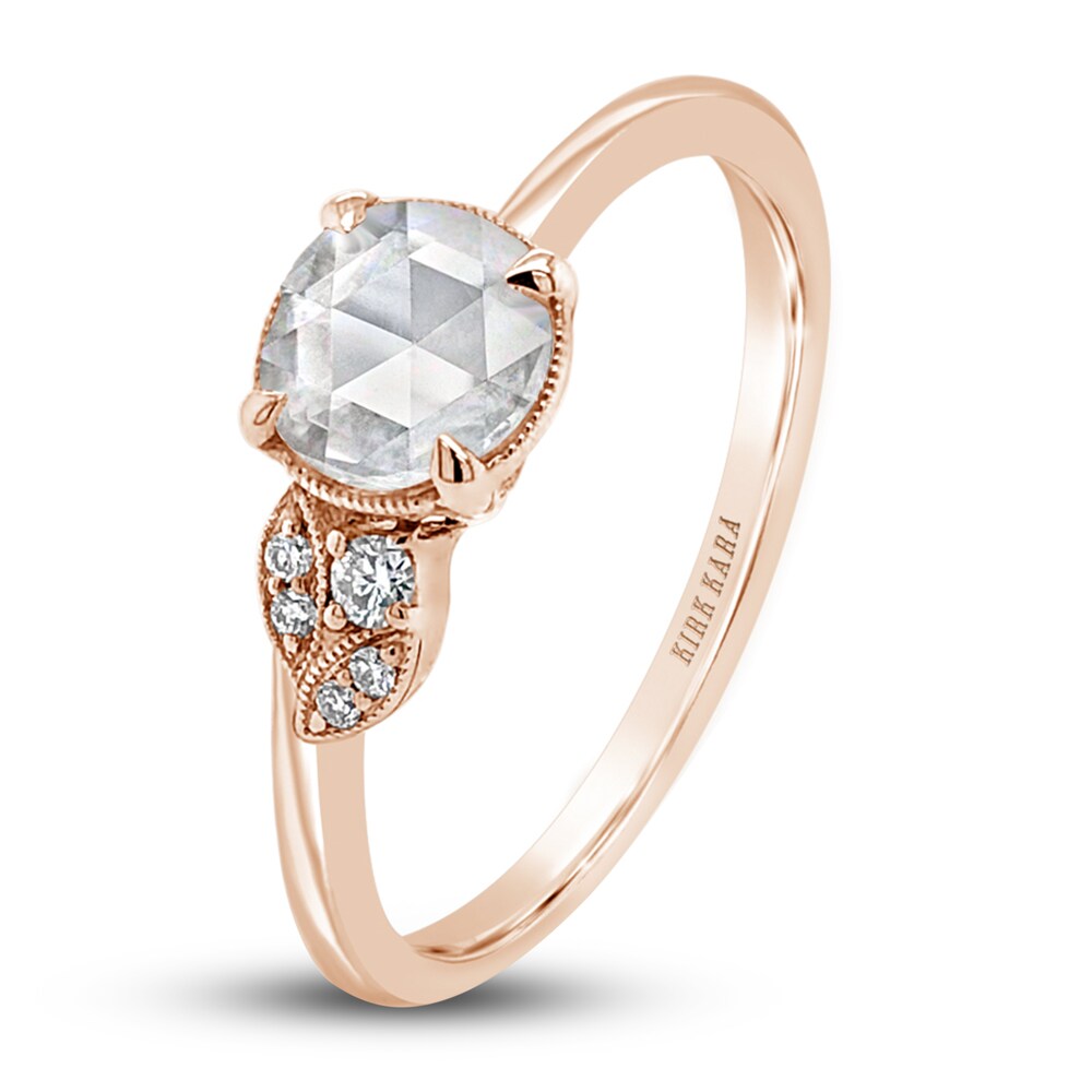 Kirk Kara Diamond Engagement Ring 1/2 ct tw Rose-cut 14K Rose Gold SRS93ViV