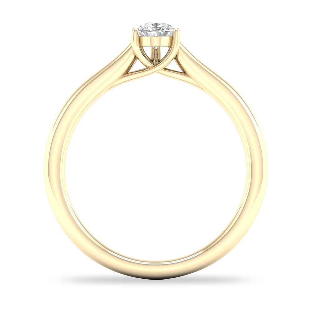 Diamond Solitaire Ring 1/3 ct tw Pear-shaped 14K Yellow Gold (SI2/I) U9cvkWNd