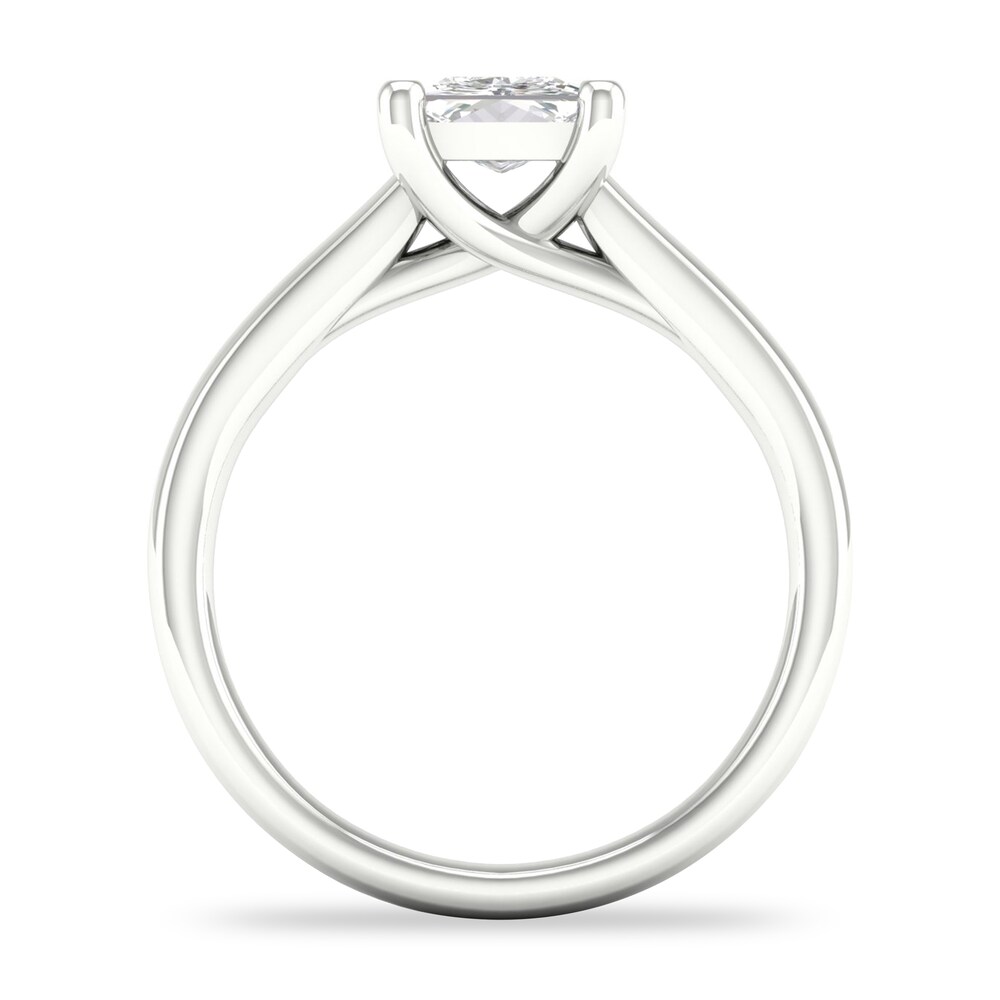 Diamond Solitaire Ring 1-1/4 ct tw Princess-cut Platinum (I2/I) UagYDoWb