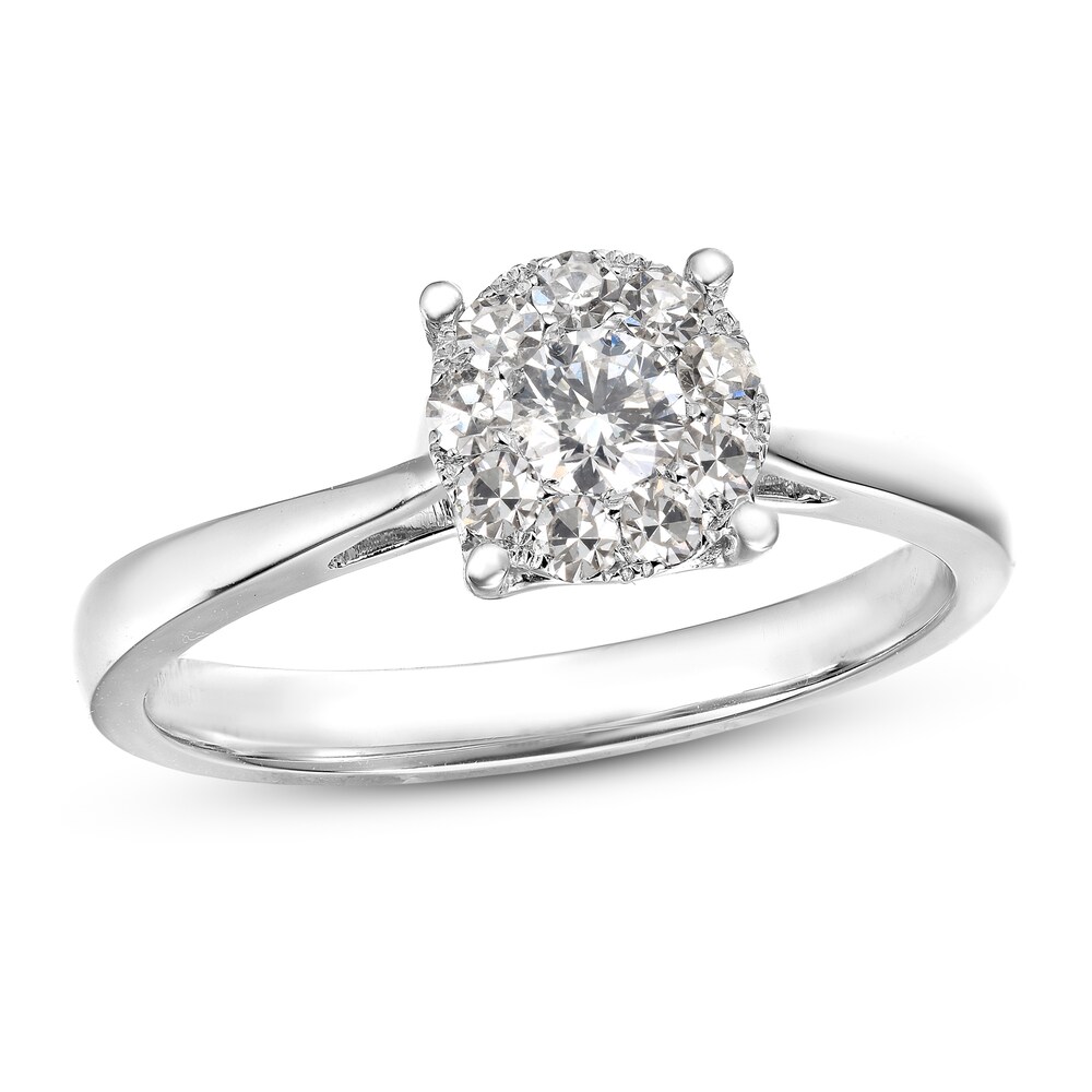 Diamond Engagement Ring 1/3 ct tw Round 14K White Gold UbEvODX6 [UbEvODX6]