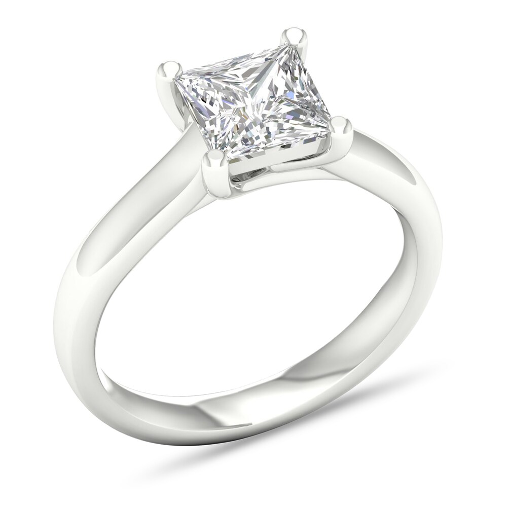 Diamond Solitaire Ring 2 ct tw Princess-cut Platinum (SI2/I) VH0oIThK