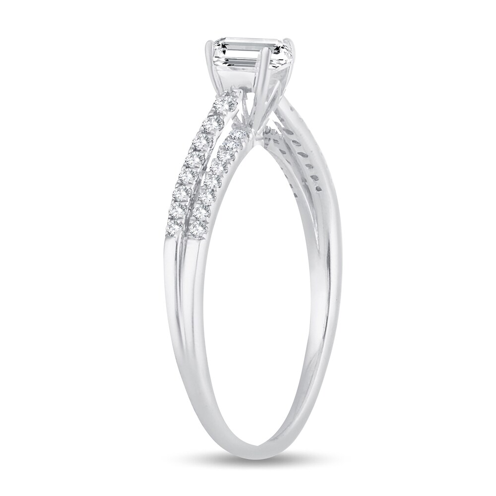 Diamond Ring 1/2 ct tw Princess 14K White Gold WGq1dTQ9