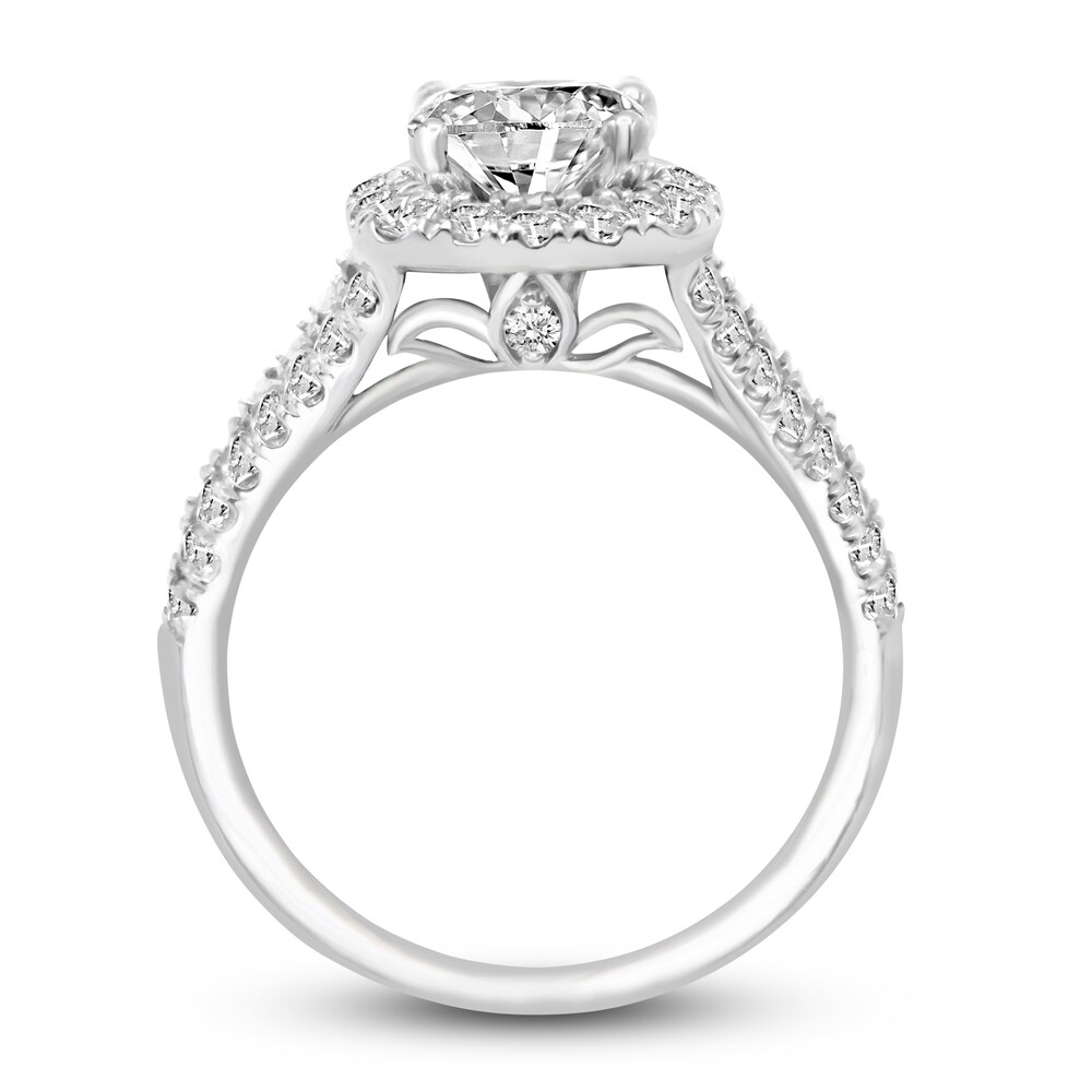 Diamond Engagement Ring 2-1/5 ct tw Round 14K White Gold WXGnhjf1