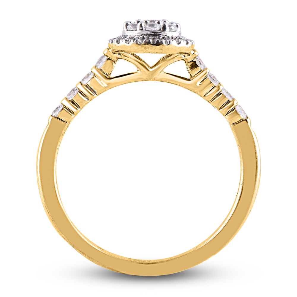 Diamond Engagement Ring 3/8 ct tw Round 14K Yellow Gold WxrwxyxJ