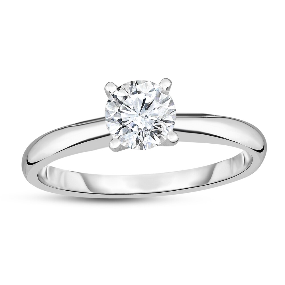 Diamond Solitaire Engagement Ring 1/4 ct tw Round 14K White Gold (I2/I) X6BY8nXi