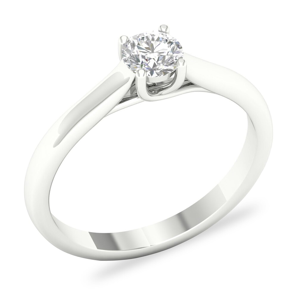 Diamond Solitaire Ring 1/2 ct tw Round-cut Platinum (SI2/I) XE9pFqVZ