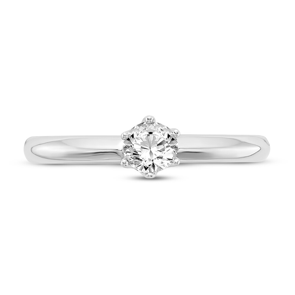 Diamond Solitaire Engagement Ring 1/4 ct tw Round 14K White Gold (I1/I) YFM1YAXG