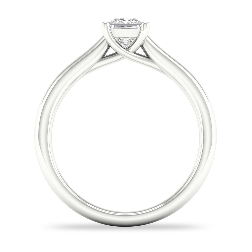 Diamond Solitaire Ring 1/2 ct tw Princess-cut 14K White Gold (SI2/I) YcFj69Yc