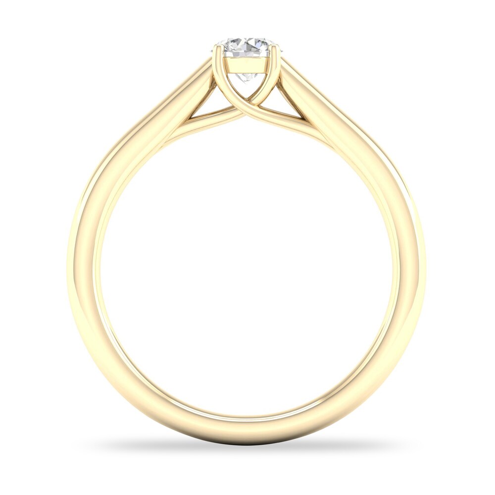 Diamond Solitaire Ring 1/3 ct tw Round-cut 14K Yellow Gold (SI2/I) YwdYGl6s