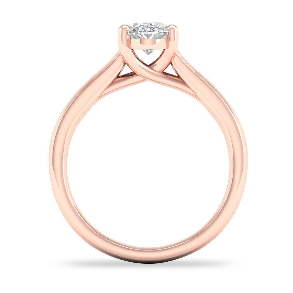 Diamond Solitaire Ring 1 ct tw Oval-cut 14K Rose Gold (SI2/I) Ze6hfpMo