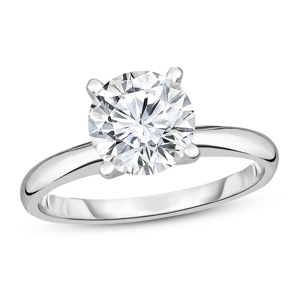 Diamond Solitaire Ring 1 ct tw Round 14K White Gold (I1/I) ajaFt9Ik