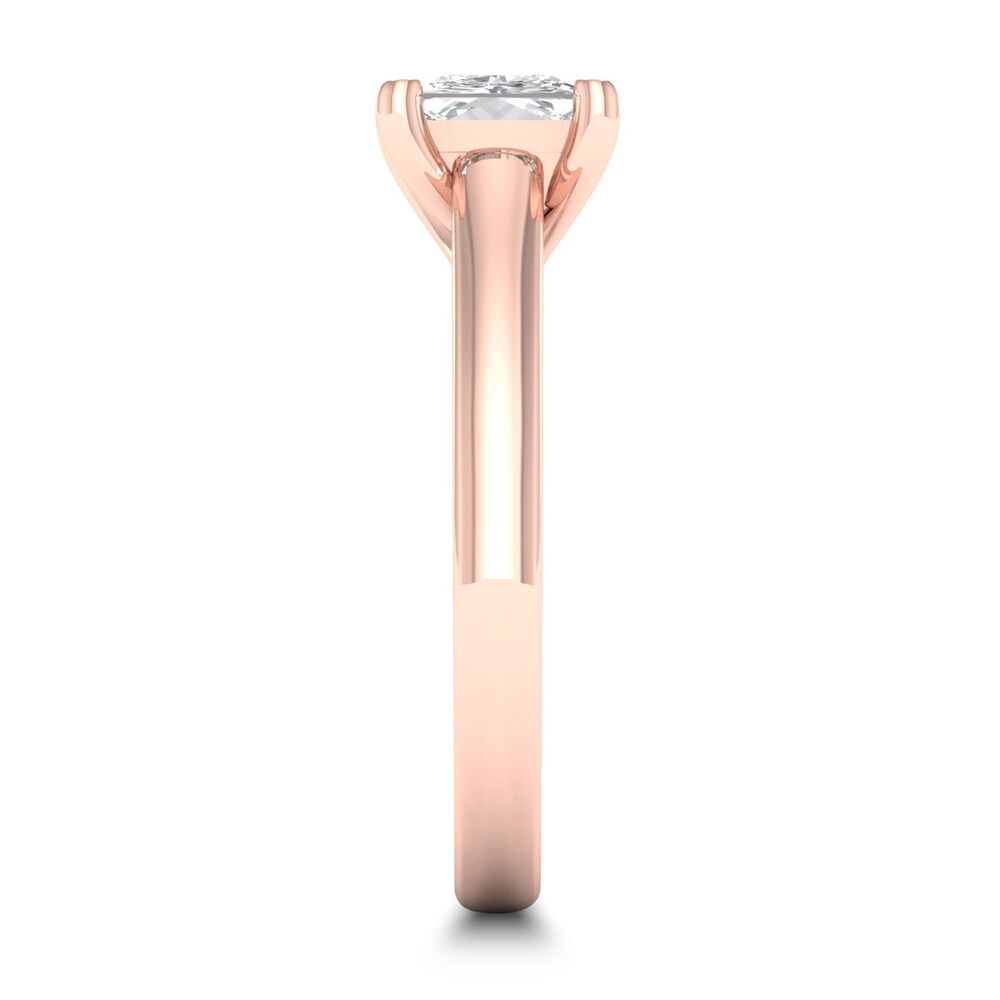 Diamond Solitaire Ring 1-1/4 ct tw Princess-cut 14K Rose Gold (SI2/I) bX6kmP79