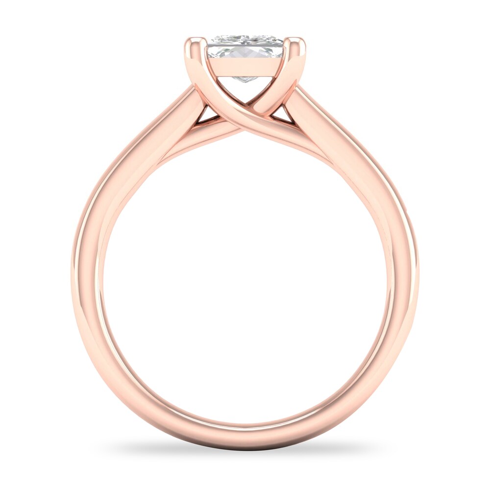 Diamond Solitaire Ring 1-1/4 ct tw Princess-cut 14K Rose Gold (SI2/I) bX6kmP79