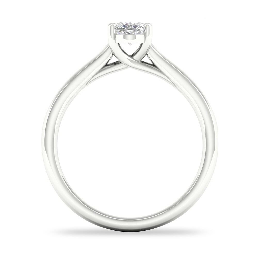 Diamond Solitaire Ring 3/4 ct tw Oval-cut 14K White Gold (SI2/I) c5oRWccE