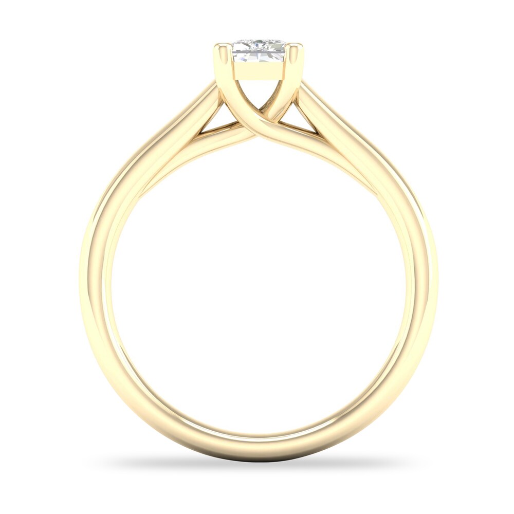 Diamond Solitaire Ring 3/4 ct tw Emerald-cut 14K Yellow Gold (SI2/I) cEkEhO0f