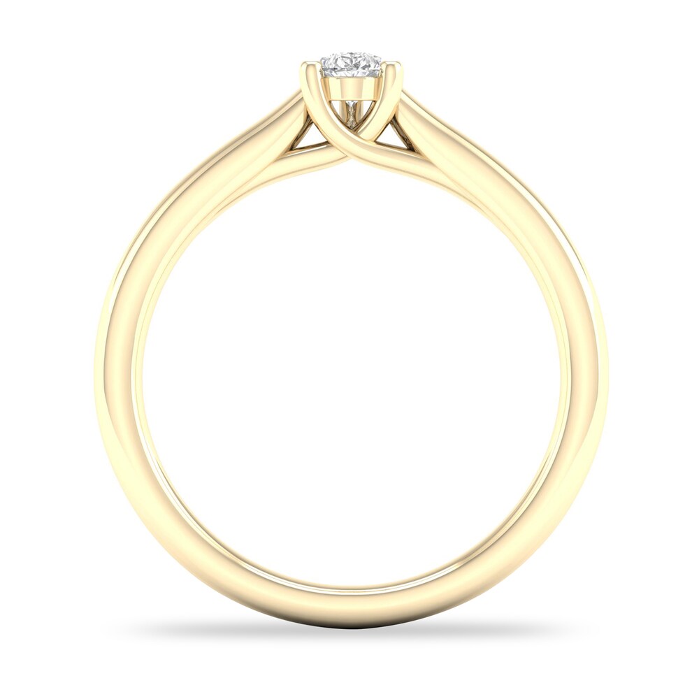 Diamond Solitaire Ring 1/4 ct tw Pear-shaped 14K Yellow Gold (SI2/I) czZqbt7I