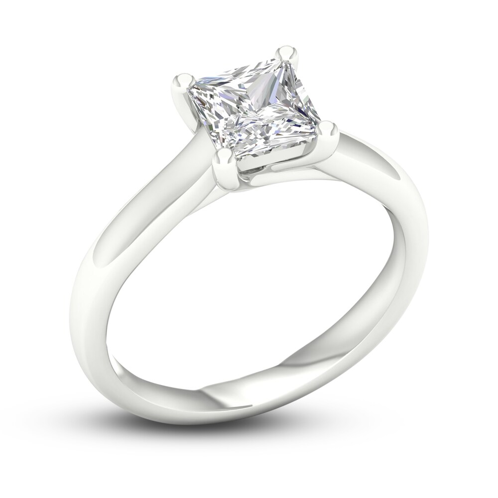 Diamond Solitaire Ring 1-1/2 ct tw Princess-cut Platinum (SI2/I) d2zVh7OK