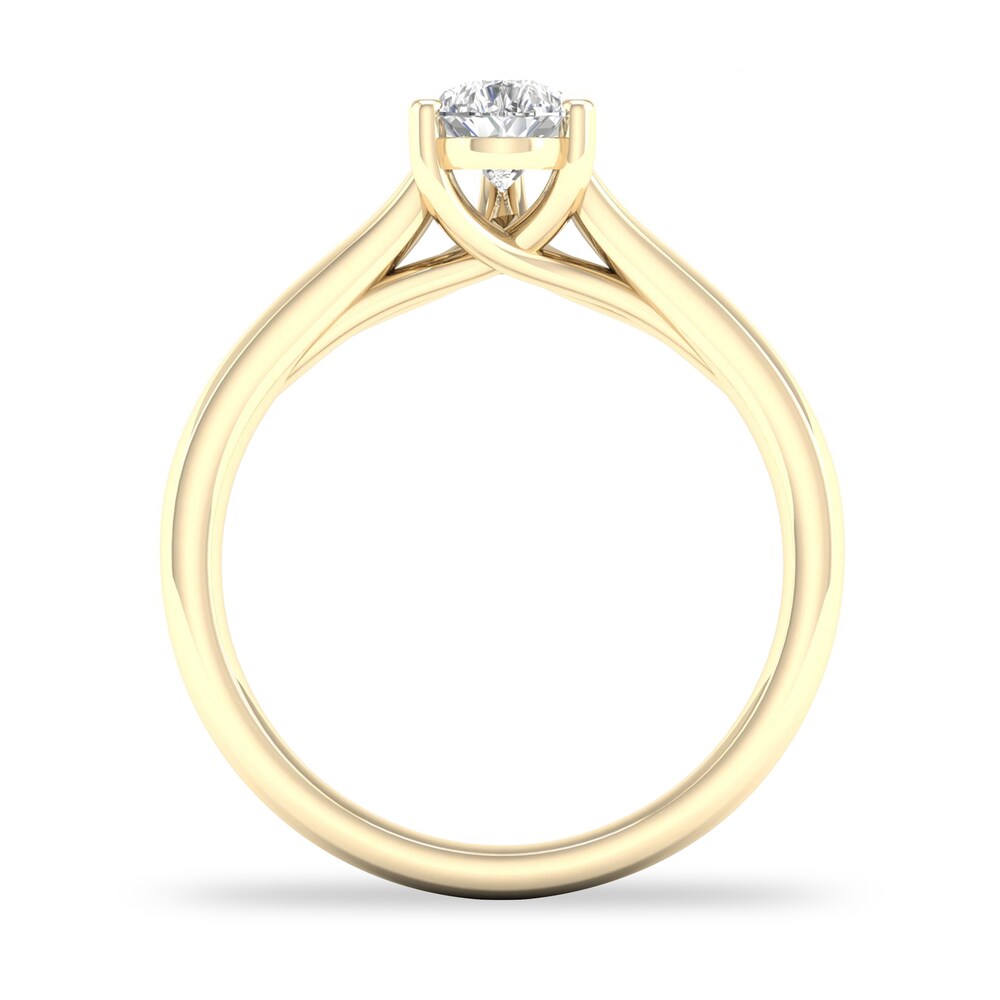 Diamond Solitaire Ring 3/4 ct tw Pear-shaped 14K Yellow Gold (SI2/I) dQYOZGfr