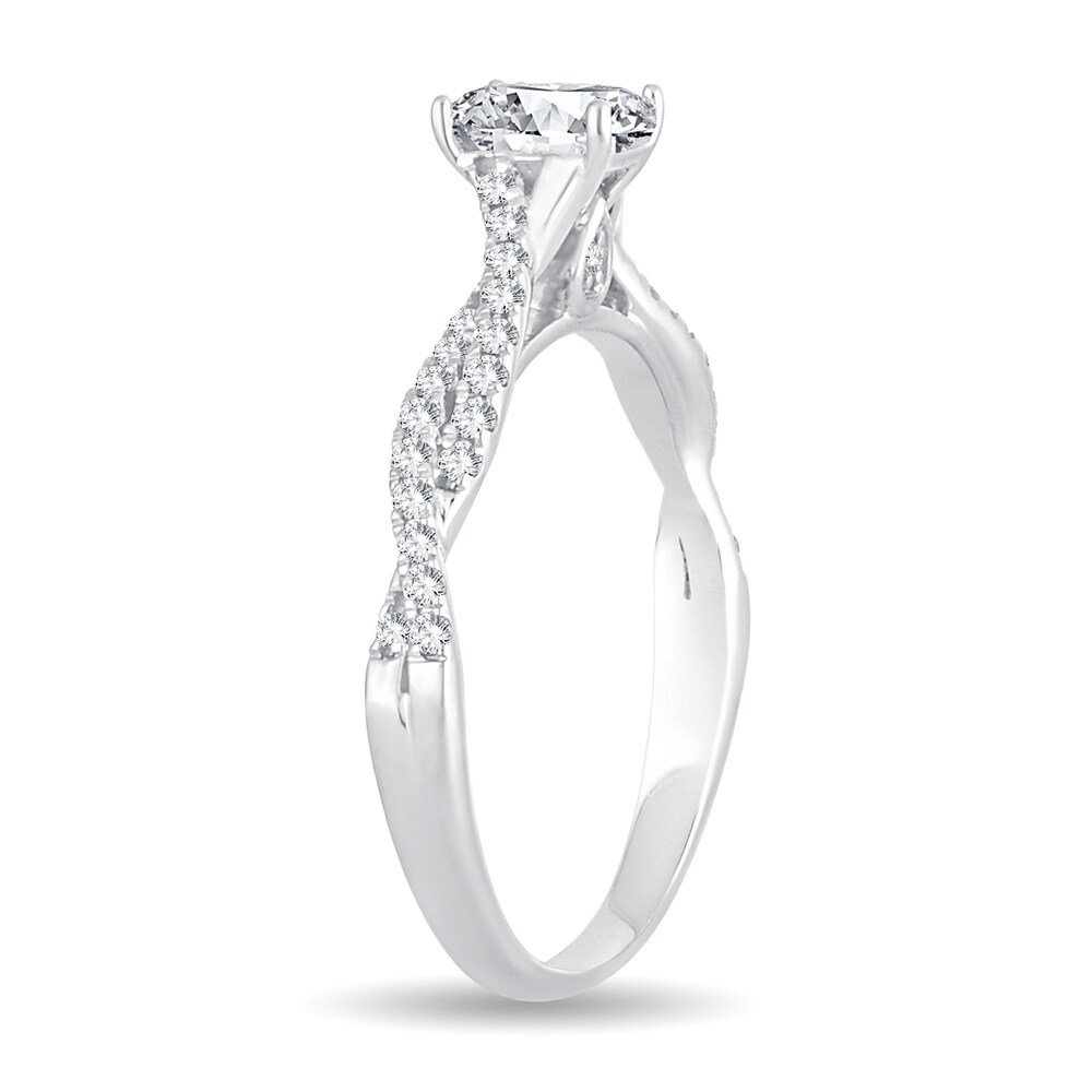 Diamond Ring 3/4 ct tw Round 14K White Gold dZU3mUZr