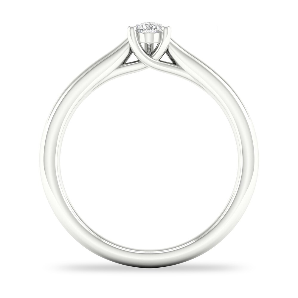 Diamond Solitaire Ring 1/4 ct tw Pear-shaped 14K White Gold (SI2/I) ddBUPoWH