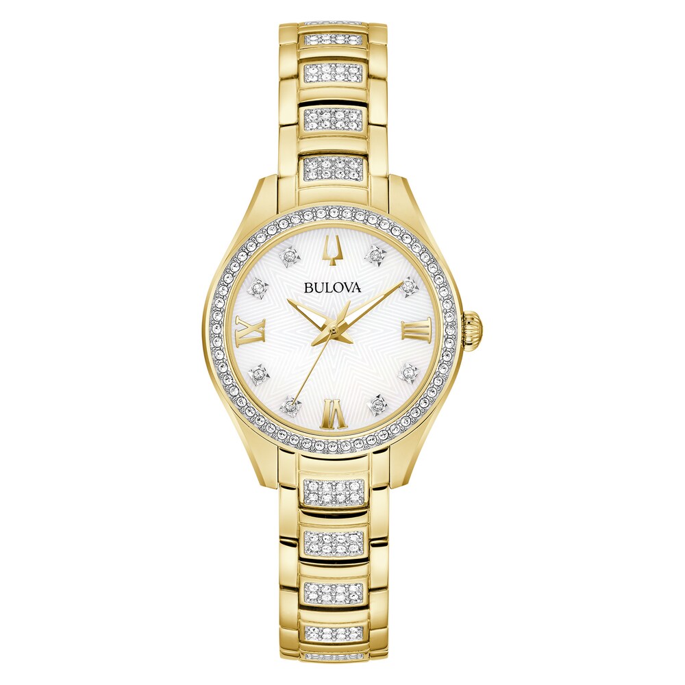 Bulova Crystal Women's Watch 98L306 eCUJ7r1Q