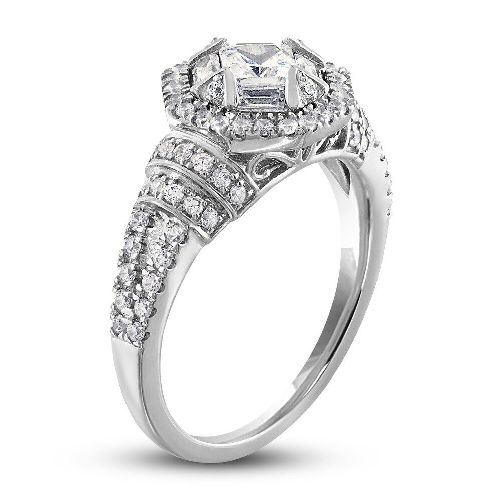 Diamond Engagement Ring 1 ct tw Baguette/Princess 14K White Gold gaaXsfGD