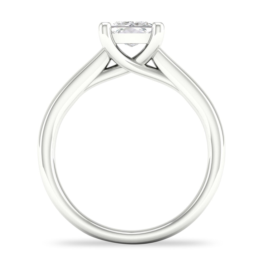 Diamond Solitaire Ring 1-1/4 ct tw Princess-cut 14K White Gold (I1/I) h1FycHYZ