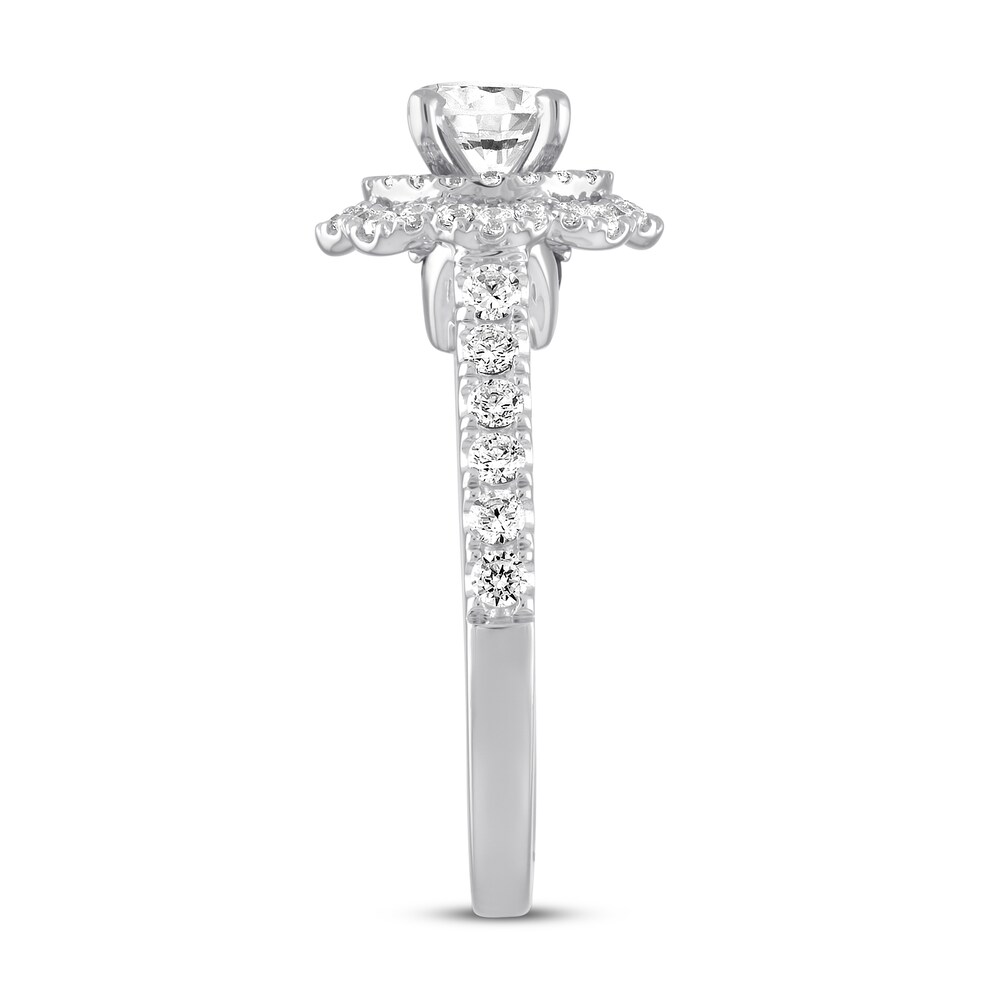 Vera Wang WISH Diamond Ring 1-1/4 carats tw 14K White Gold hJLdGb4y