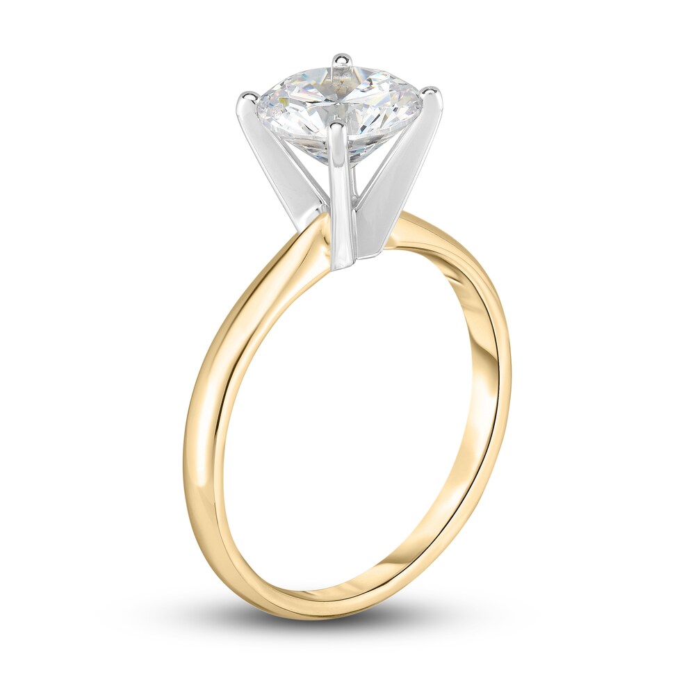 Diamond Solitaire Ring 5/8 ct tw Round 14K Yellow Gold (I1/I) j7lBnebP