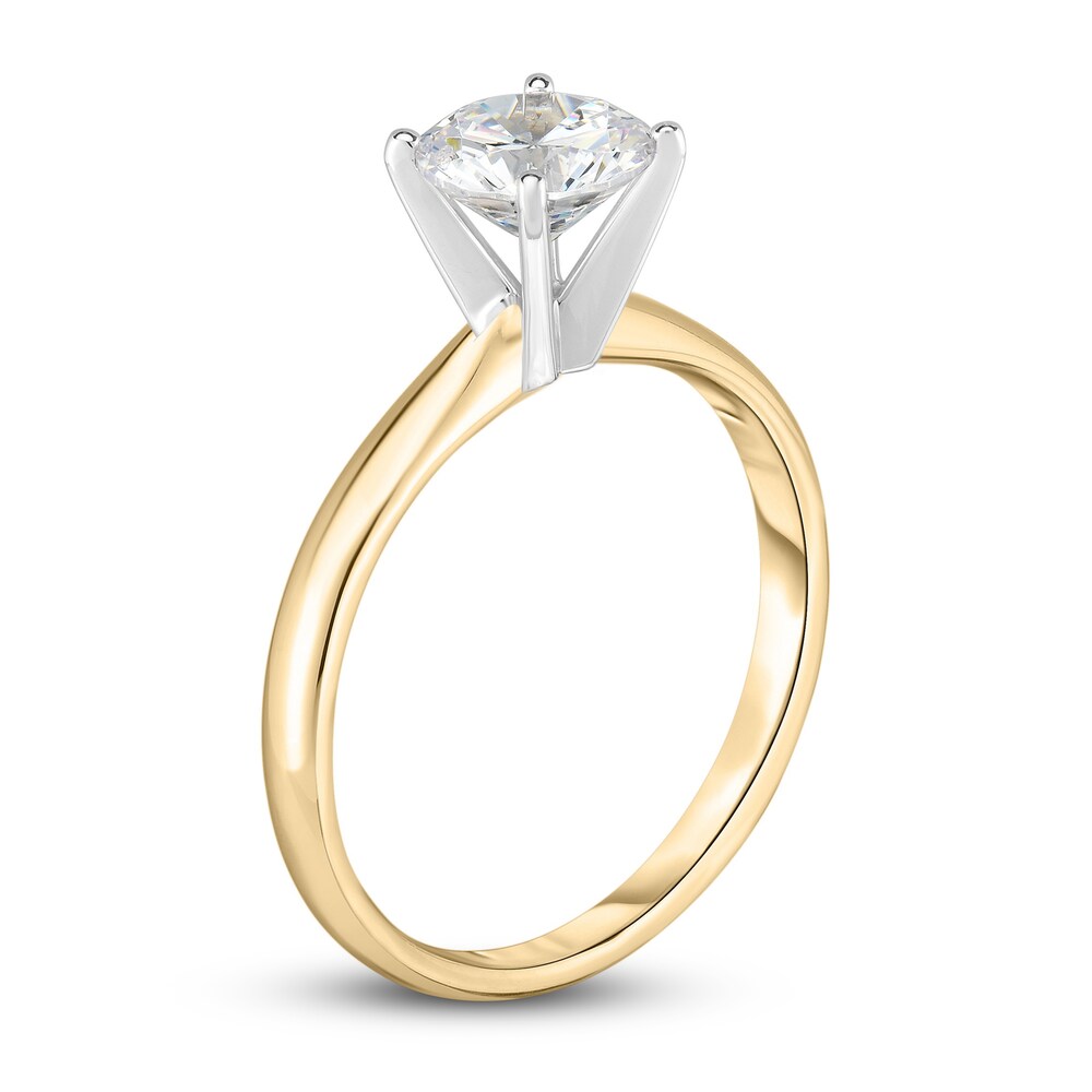 Diamond Solitaire Engagement Ring 1/4 ct tw Round 14K Yellow Gold (I2/I) jpR8iSSY