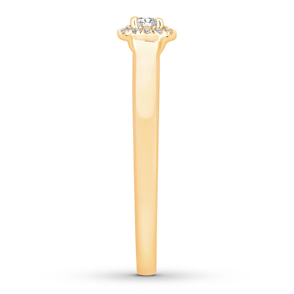 Diamond Engagement Ring 5/8 carat tw Round 14K Yellow Gold jthlOMAj