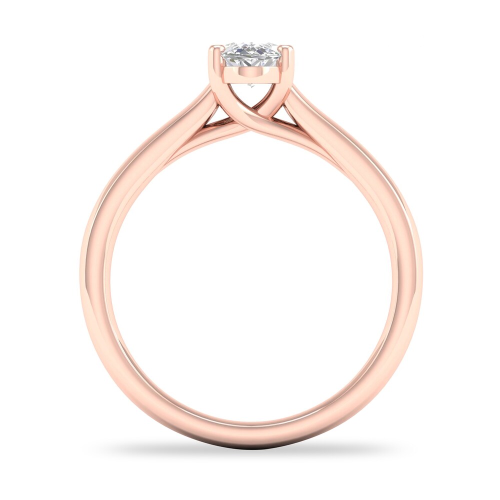 Diamond Solitaire Ring 3/4 ct tw Oval-cut 14K Rose Gold (SI2/I) juqqsB4z