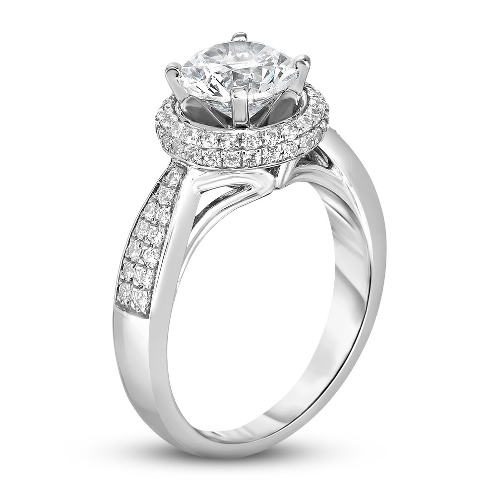 Diamond Engagement Ring 2 ct tw Round 14K White Gold lZTNcAgu